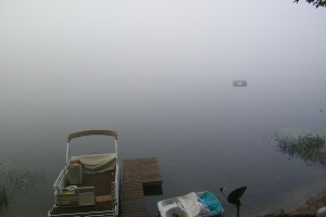 Foggy Sept. morning at the cottage